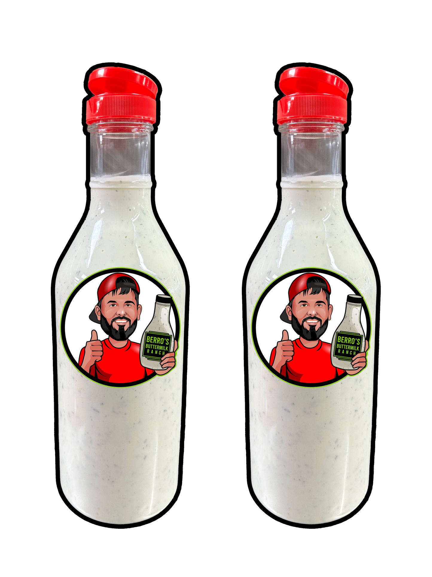 (2) 16oz Empty Bottles